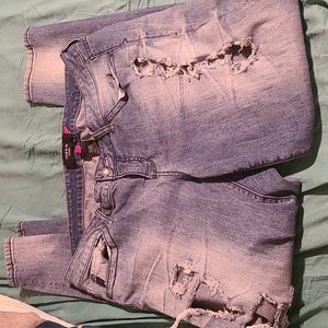 Torrid Distressed Skinny Jeans